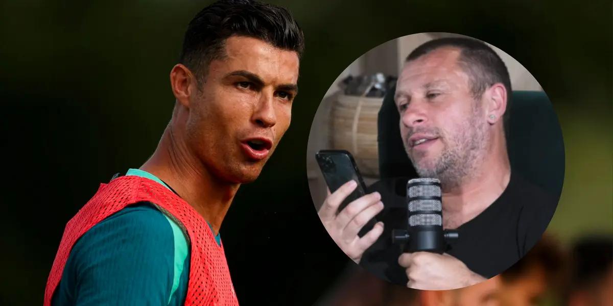 Cristiando Ronaldo and Antionio Cassano. Photo: networks of Cristiando Ronaldo and Antionio Cassano.