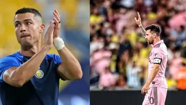 Cristiano does everything possible to play against Messi, this image confirms it