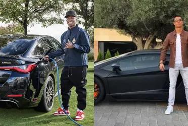 Cristiano has this Bugatti of 10 million euros, and Vinicius silk these luxuries