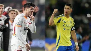 Cristiano Ronaldo and Alvaro Morata | Photos: @GalatasaraySK and @Cristiano