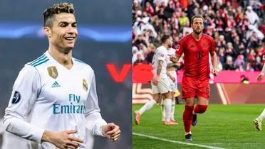 Cristiano Ronaldo and Harry Kane | @Cristiano and @HKane