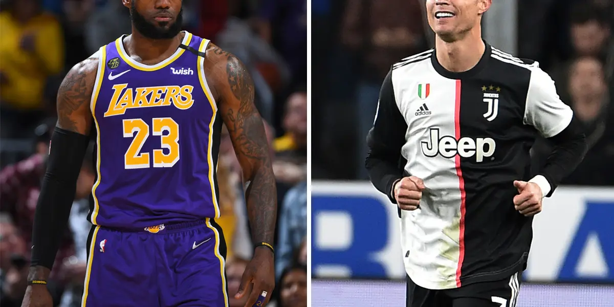 Cristiano Ronaldo and LeBron James are two of the biggest sports superstars in history. See how both athletes are making money for Manchester United and LA Lakers through shirt and merchandise sales.