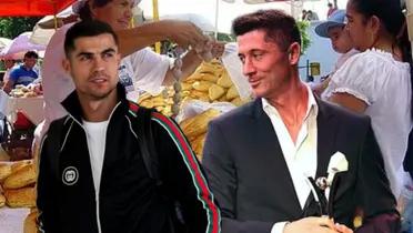 Cristiano Ronaldo and Lewandowski. Photo: networks of Cristiano Ronaldo and Lewandowski.