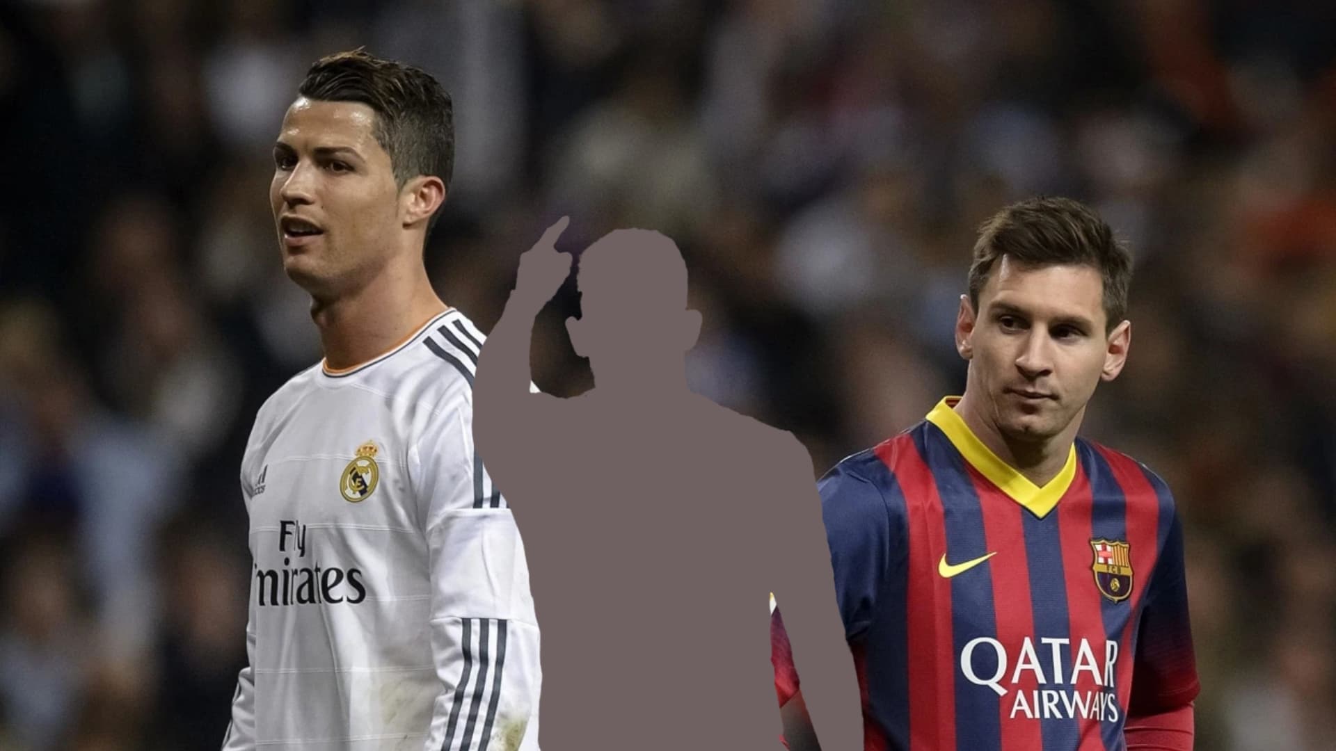 Cristiano Ronaldo and Lionel Messi play each other at El Clasico.
