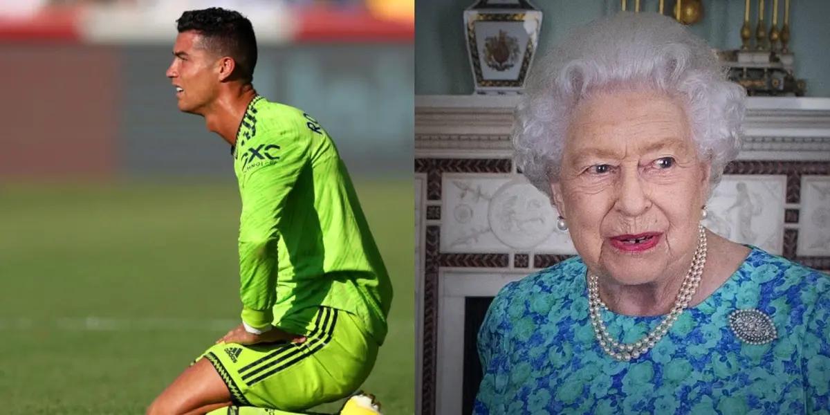 Cristiano Ronaldo and Manchester United are in mourning over the death of the queen