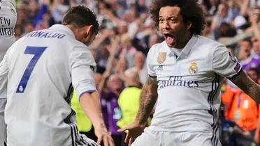 Cristiano Ronaldo and Marcelo