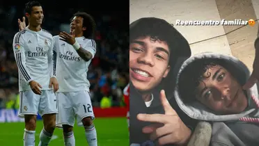 Cristiano Ronaldo and Marcelo were happy together at Real Madrid and their sons are happy together as well.