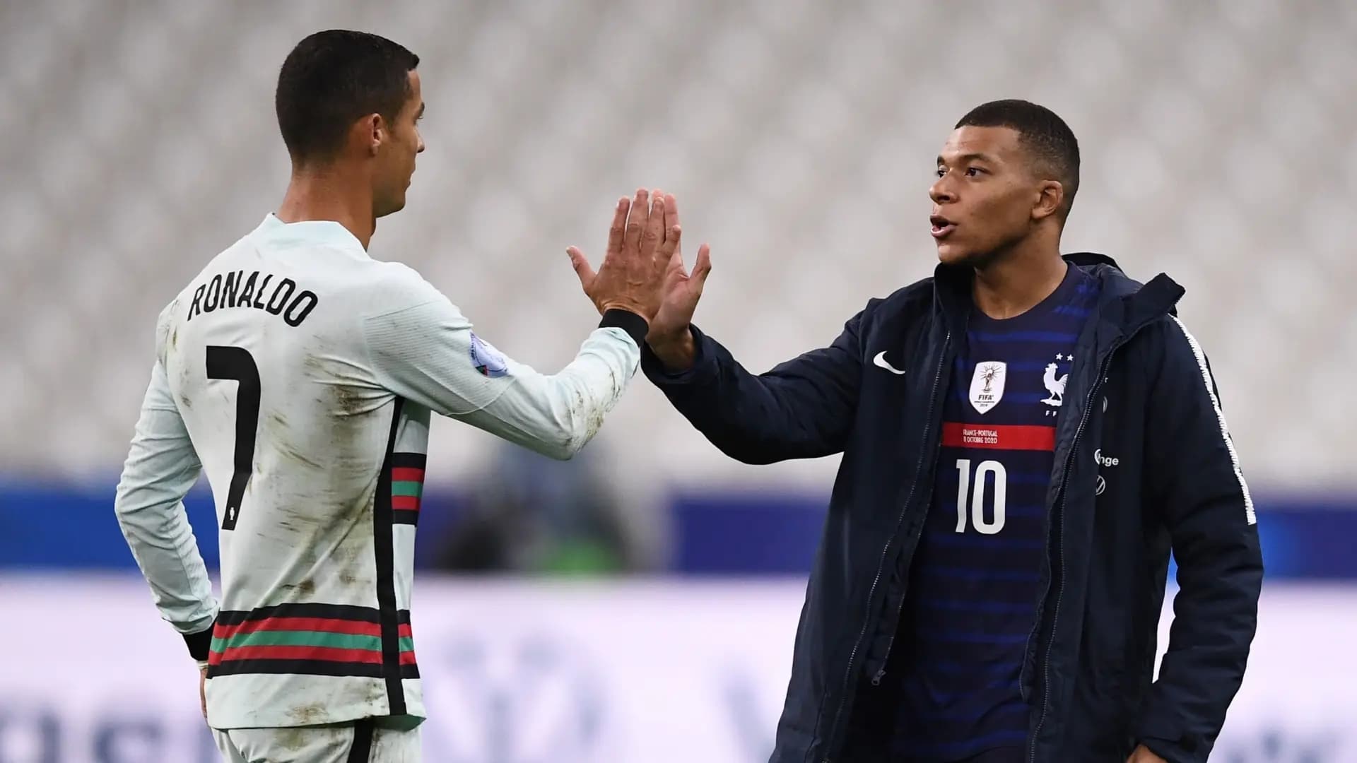 Cristiano Ronaldo and Mbappé
