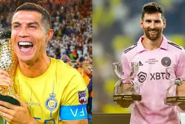 Cristiano Ronaldo and Messi are both far from Europe but are still winning titles