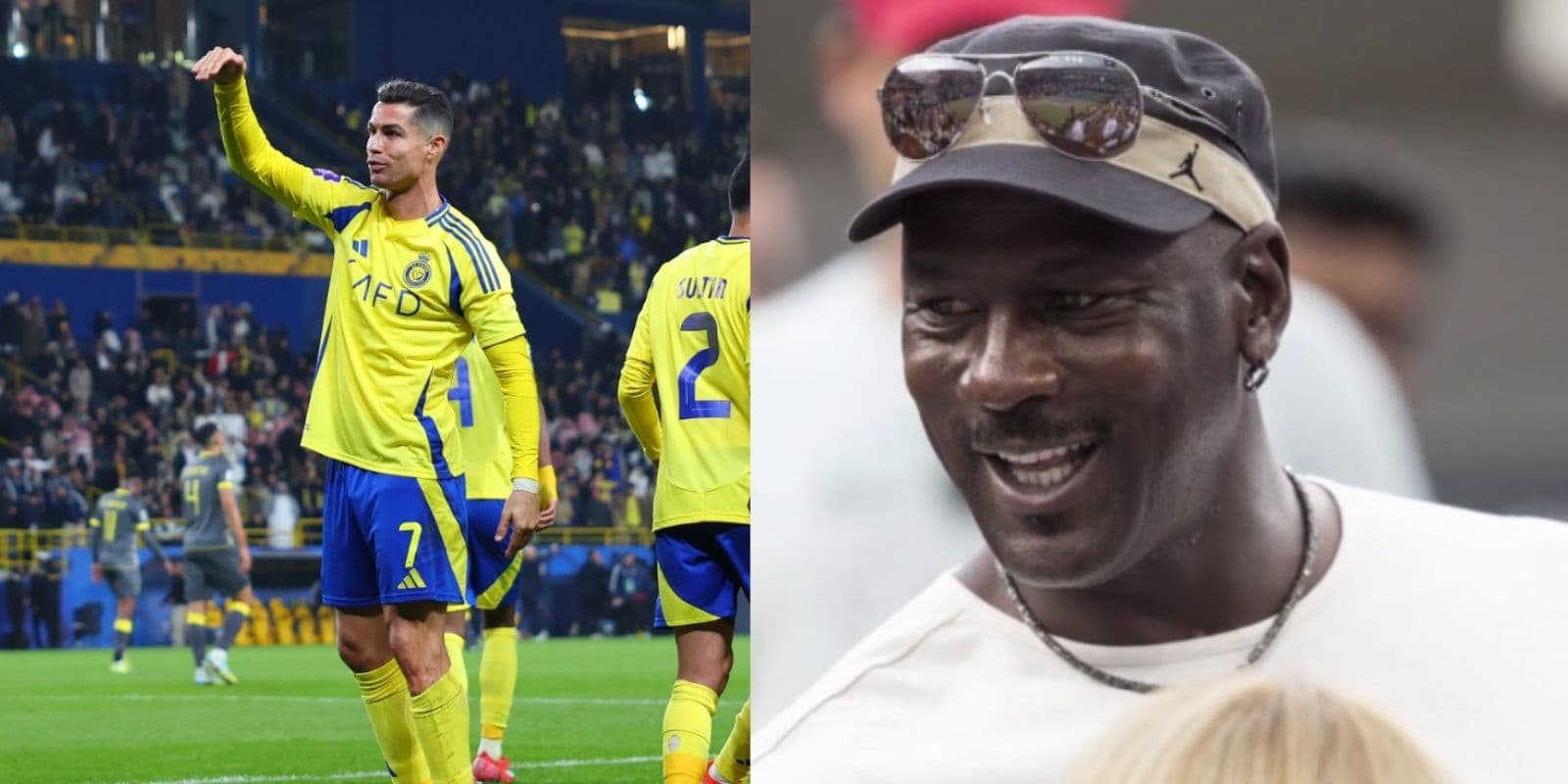 Cristiano Ronaldo and Michael Jordan