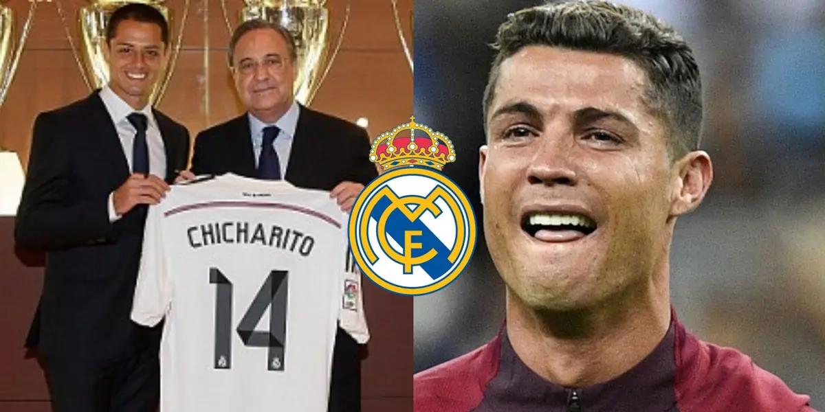 Cristiano Ronaldo can't find a team and for a change Florentino Pérez criticized his return to Real Madrid; but he has another criterion of Chicharito