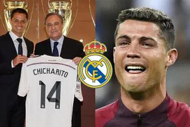Cristiano Ronaldo can't find a team and for a change Florentino Pérez criticized his return to Real Madrid; but he has another criterion of Chicharito