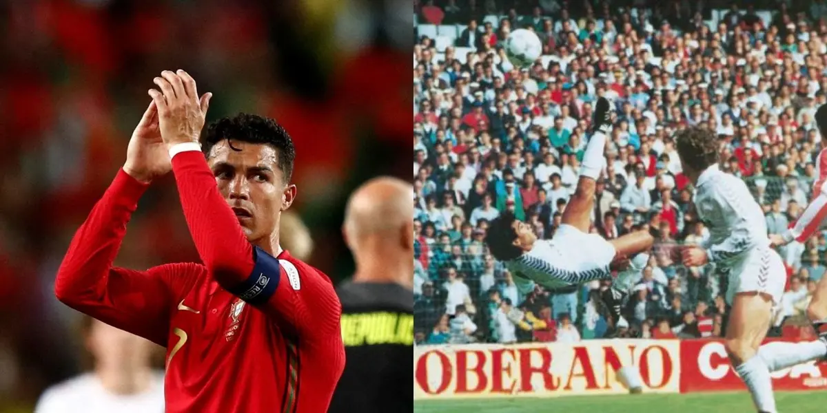 Cristiano Ronaldo confessed his admiration for Mexican national team goal scorer Hugo Sánchez and spoke about his first impression when he saw his bicycle kick goal. 