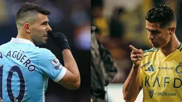 PHOTO: Cristiano with al Nassr and Sergio Agüero with Manchester City