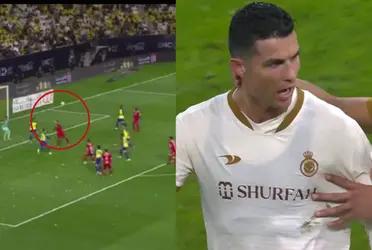 Cristiano Ronaldo could not believe the goal they conceded in the Kings Cup.