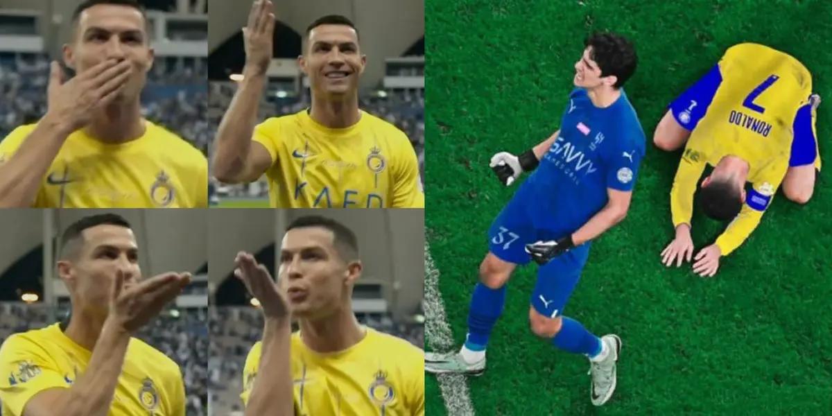 Cristiano Ronaldo did not have his best performance tonight.