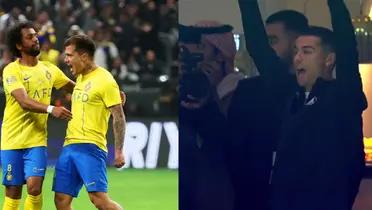 Cristiano Ronaldo did not hide his happiness when he saw his team shine against Inter Miami!