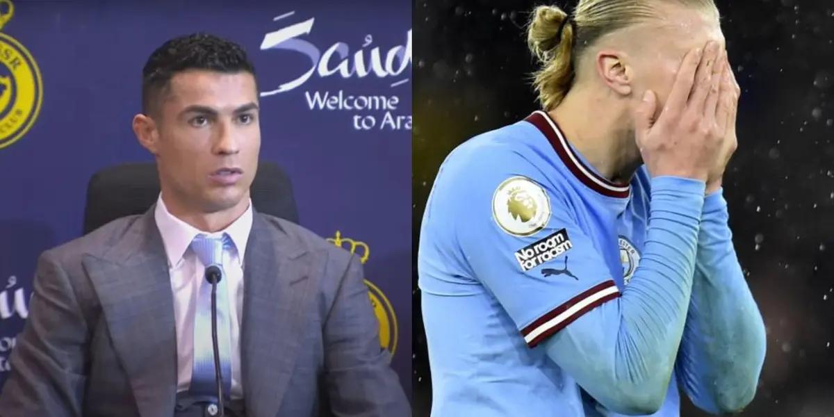 Cristiano Ronaldo gives bad news to the Manchester City team