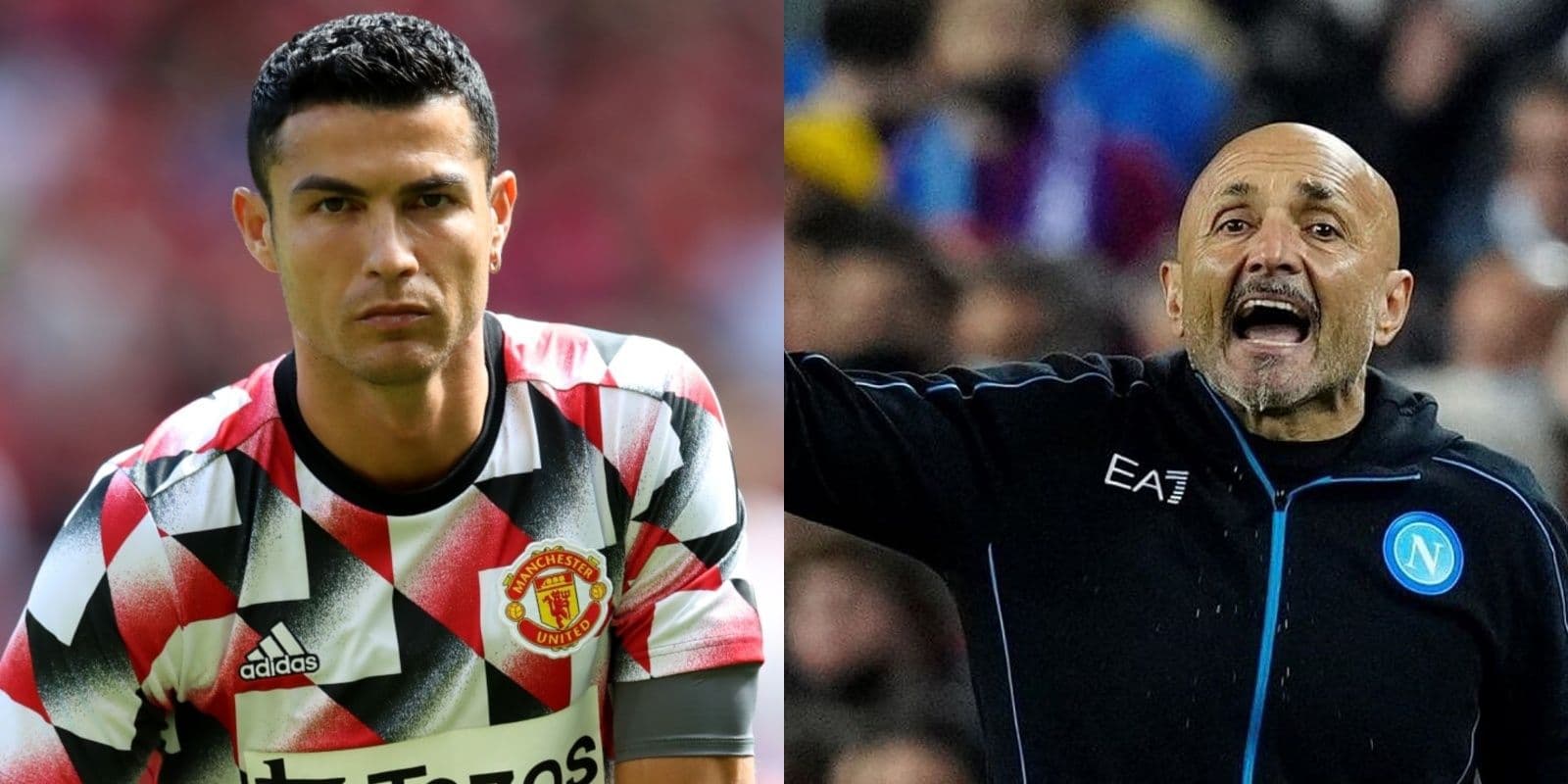 Cristiano Ronaldo had talks with the Napoli coach in this transfer market