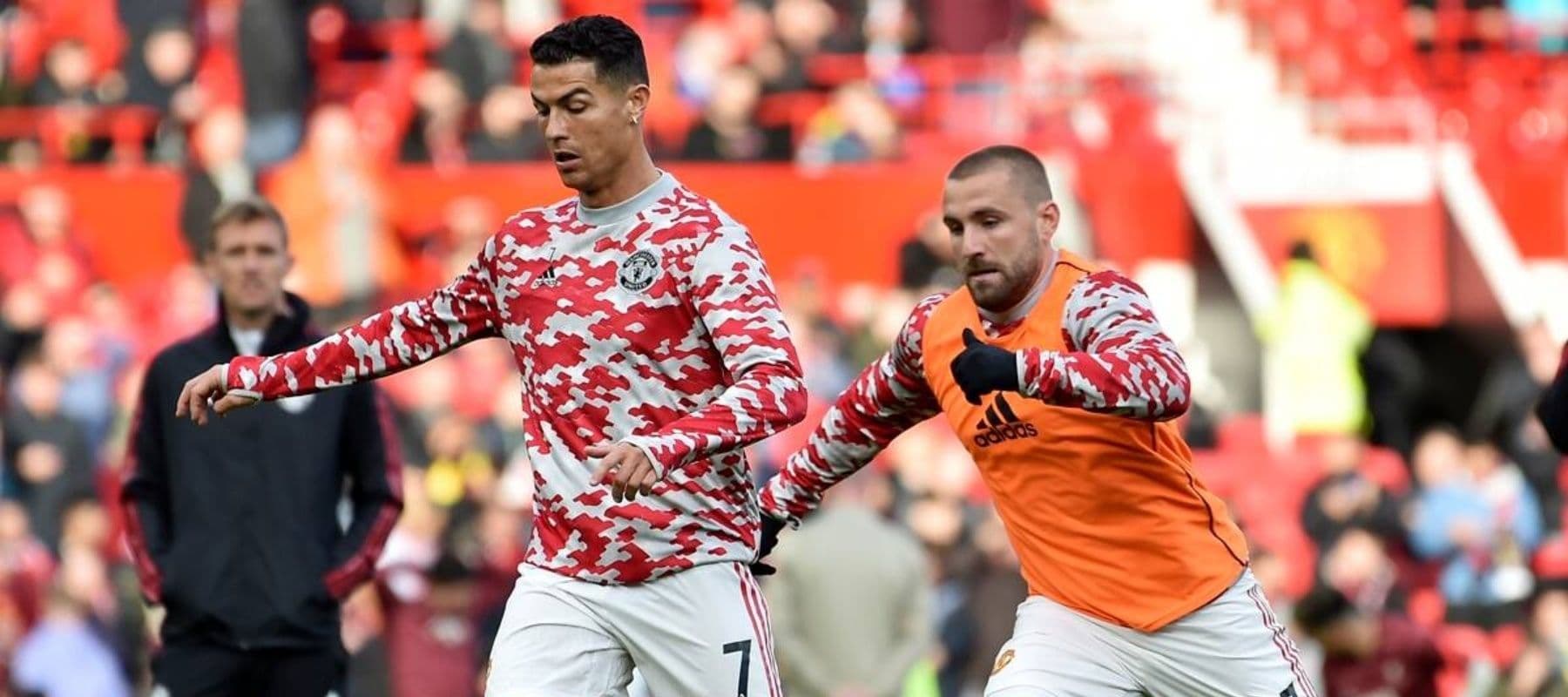 Cristiano Ronaldo had to come on because of Martial's injury.