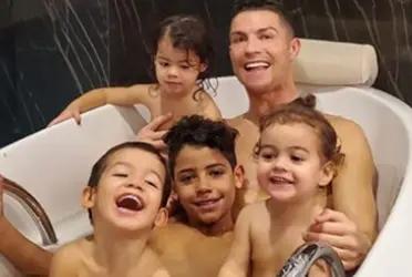Cristiano Ronaldo has four children, he lives with all of them and his girlfriend, she gave birth to Ronaldo's last child.