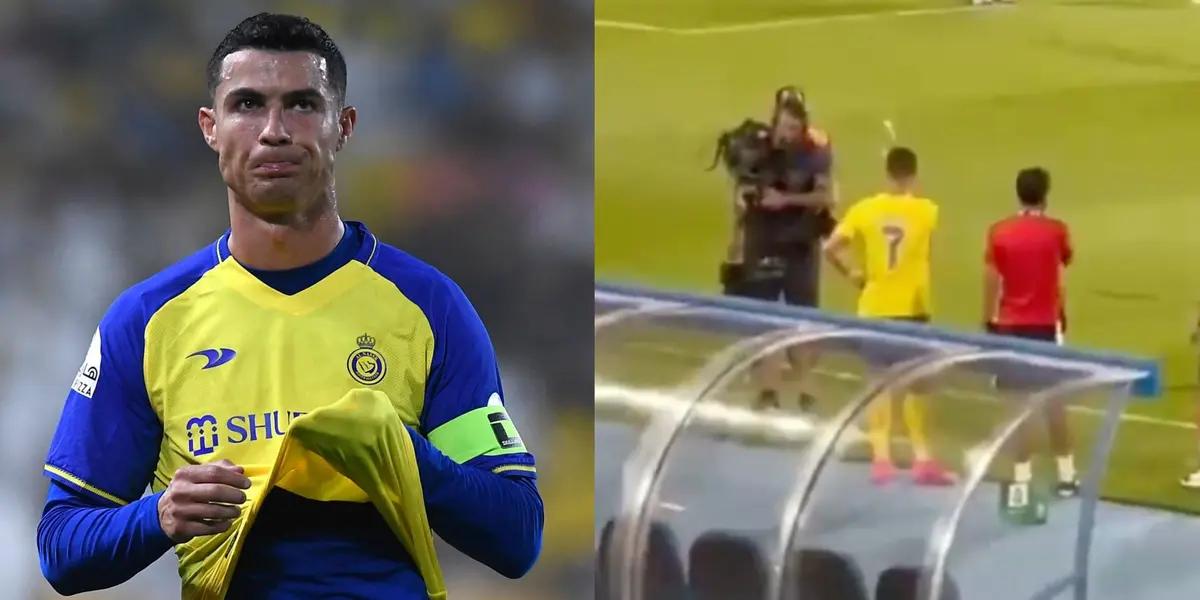 Cristiano Ronaldo has gone mad after Al Nassr's poor performance.