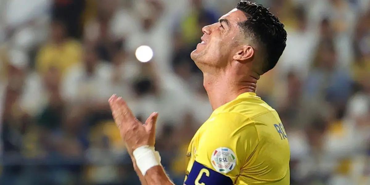 Cristiano Ronaldo has gone viral on social media, but not for the correct reason.