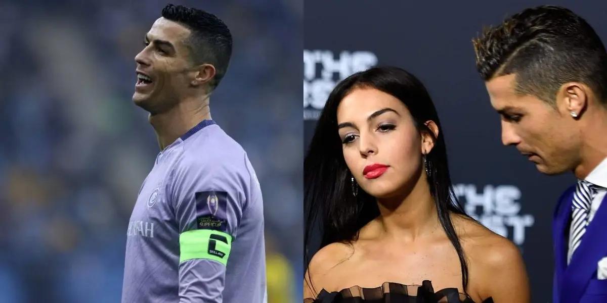 Cristiano Ronaldo has this hard problem with Georgina Rodríguez