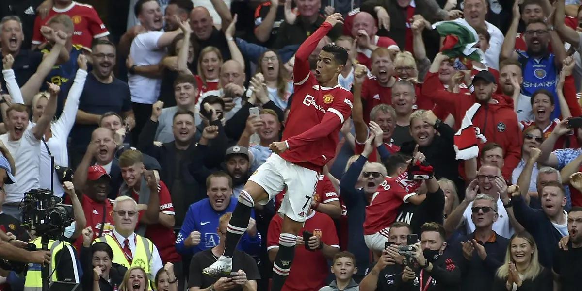 Cristiano Ronaldo has us all used to his typical celebration in the celebration of his goals. However, today was the first time he was able to do it at Old Trafford.