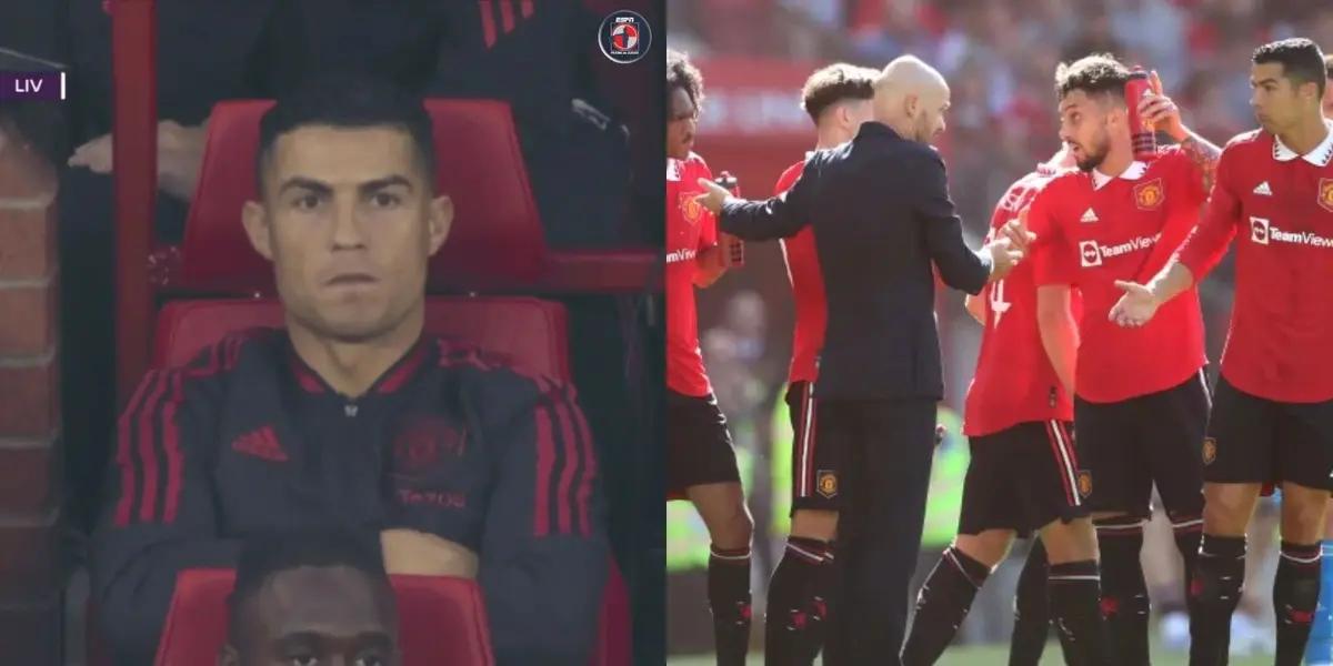 Cristiano Ronaldo is having a bad time at Manchester United for not playing