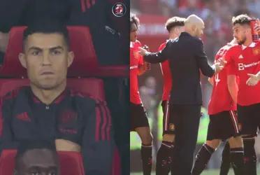 Cristiano Ronaldo is having a bad time at Manchester United for not playing