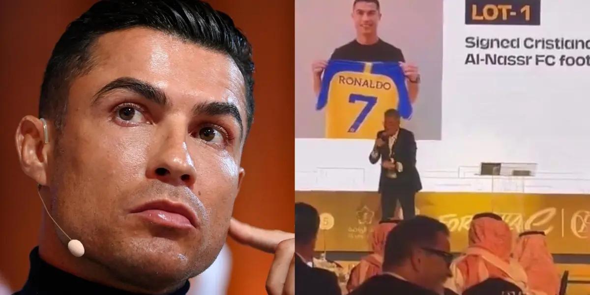 Cristiano Ronaldo is loved by so many fans in Saudi Arabia and a fan paid a lot for a signed shirt of his.