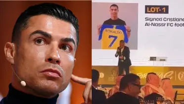 Cristiano Ronaldo signed an Al Nassr shirt that is now worth $125k 