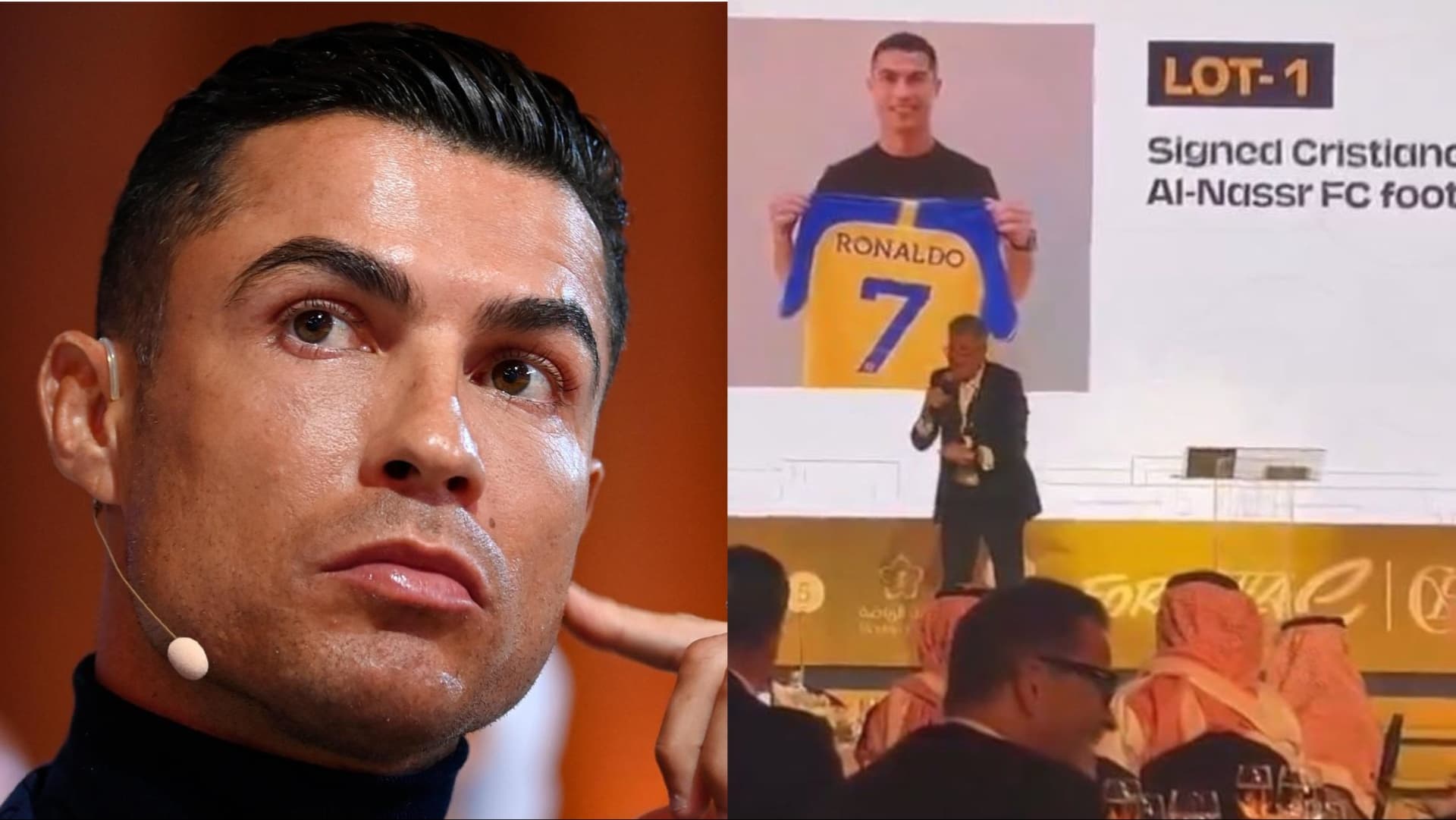 Cristiano Ronaldo is loved by so many fans in Saudi Arabia and a fan paid a lot for a signed shirt of his.