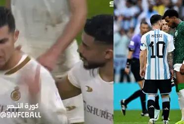 Cristiano Ronaldo is not having his best game at Al Nassr today..