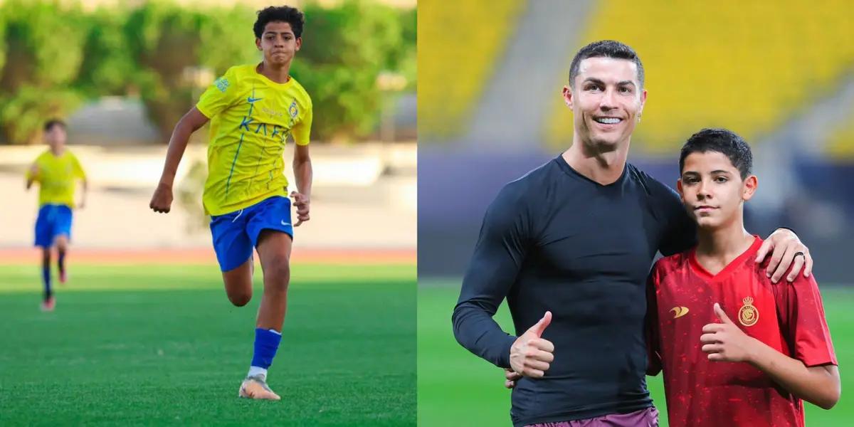 Cristiano Ronaldo Jr is already making his way into Al Nassr.