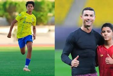 Cristiano Ronaldo Jr is already making his way into Al Nassr.
