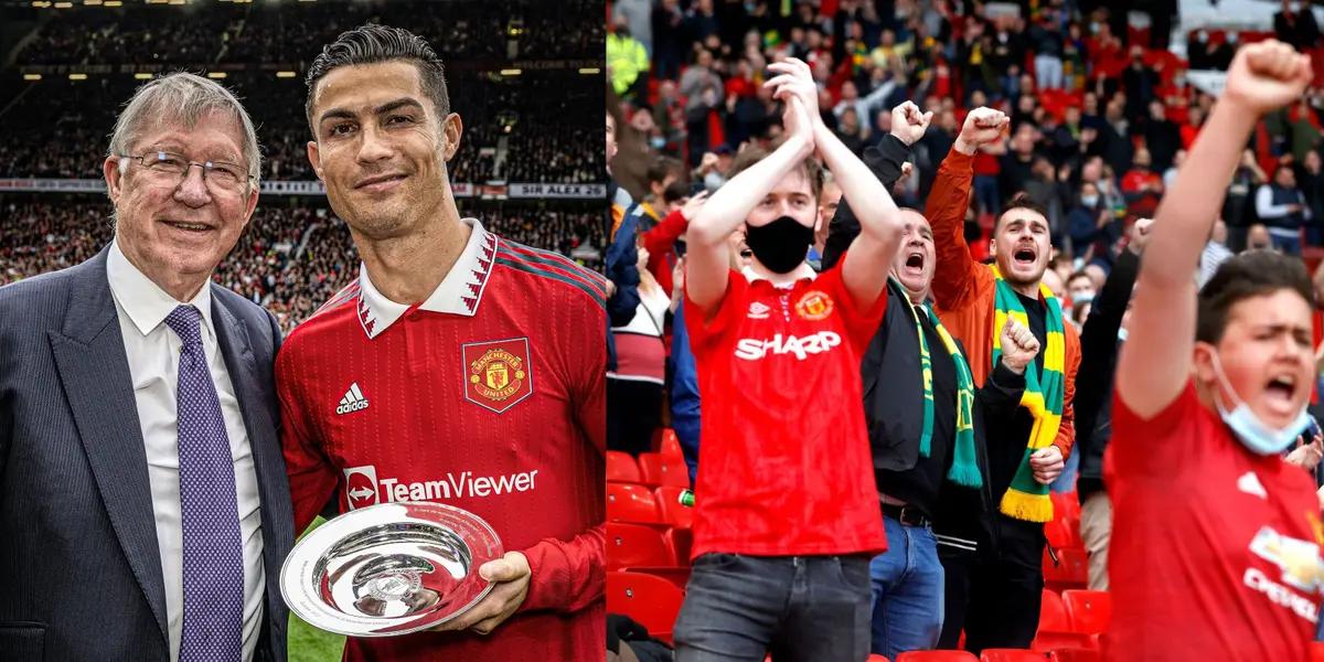 Cristiano Ronaldo met with and old friend, right before the game against Newcastle.