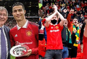 Cristiano Ronaldo met with and old friend, right before the game against Newcastle.