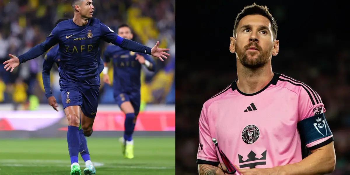 Cristiano Ronaldo scored a hat-trick yesterday with Al Nassr and Lionel Messi will be back on the pitch for Inter Miami tonight.
