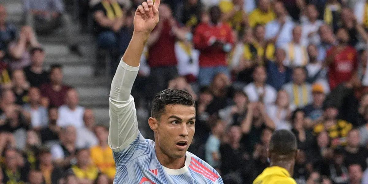 Cristiano Ronaldo scored the first goal of the match in the 13th minute. He was substituted in the 72nd minute when the score was 1-1 and United was chasing the match.