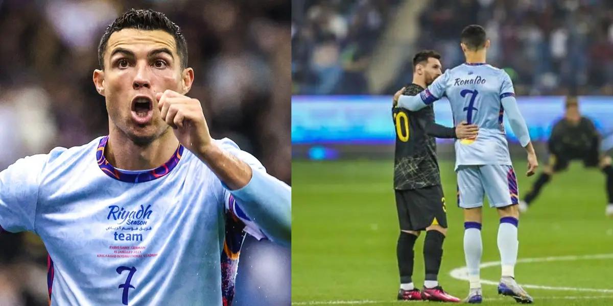 Cristiano Ronaldo shared a nice message about Messi.