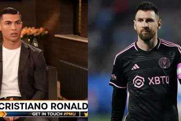 Cristiano Ronaldo talked about Lionel Messi.