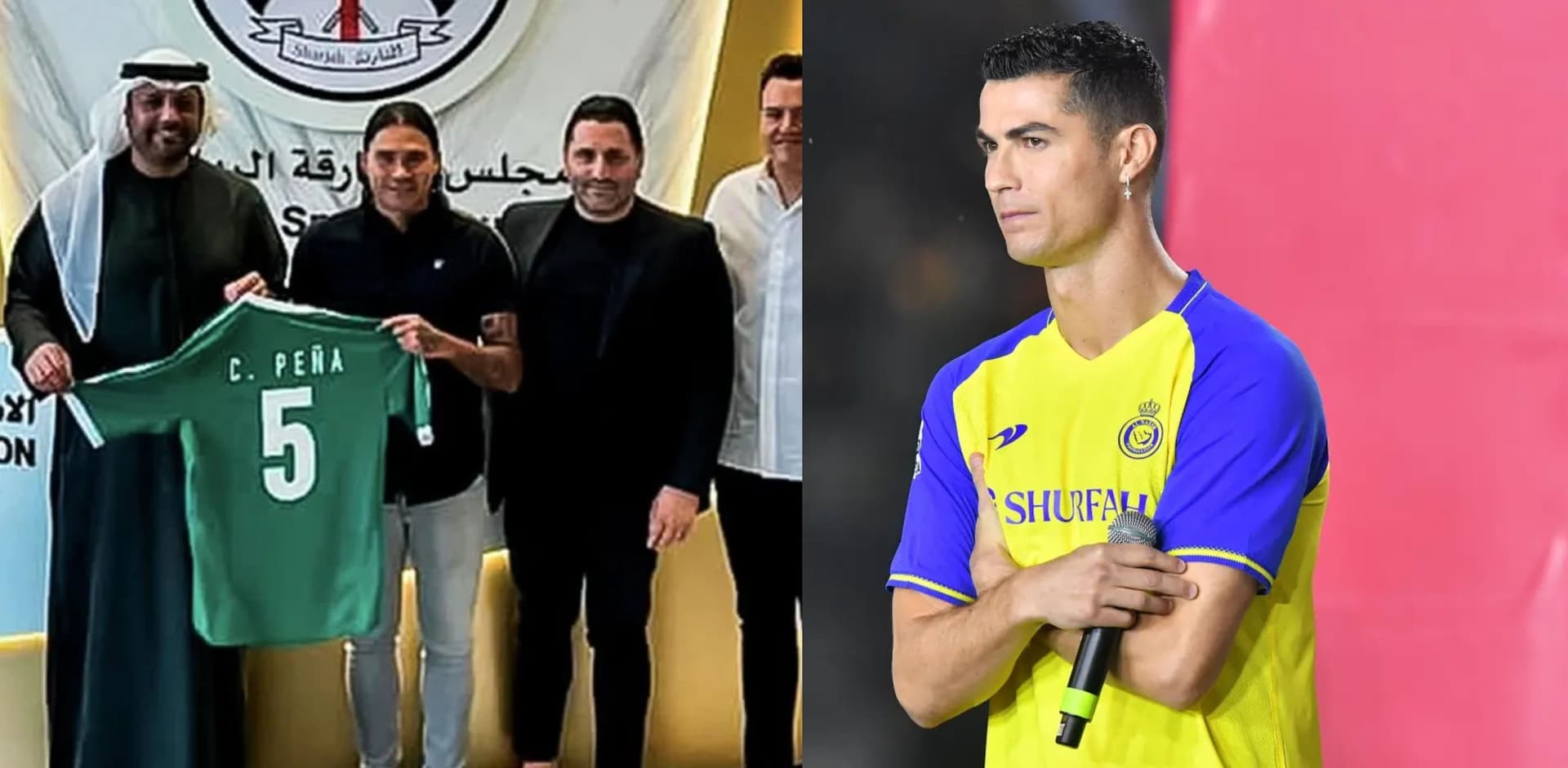Cristiano Ronaldo wanted to play for Al-Nassr as soon as he got off the plane and what Gullit Peña did for Al Dhaid