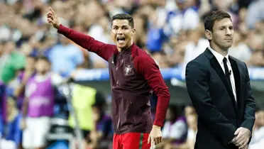 Cristiano Ronaldo was like an assistant coach in the 2016 Euro final between Portugal and France.