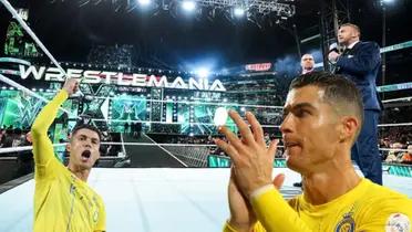 Cristiano Ronaldo was mentioned in the WWE event last night.