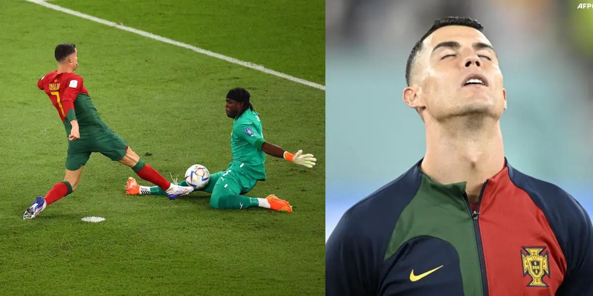 Cristiano Ronaldo was moved when he heard the Portuguese anthem.