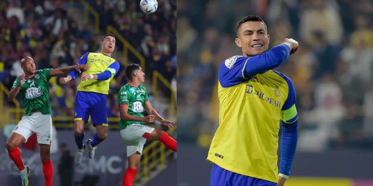 Cristiano Ronaldo was not happy with his performance…