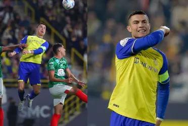 Cristiano Ronaldo was not happy with his performance…