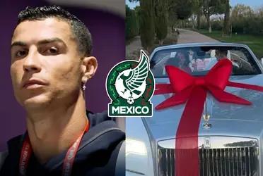 Cristiano Ronaldo who was given a Rolls Royce for Christmas. The Tri player who has a similar modified car